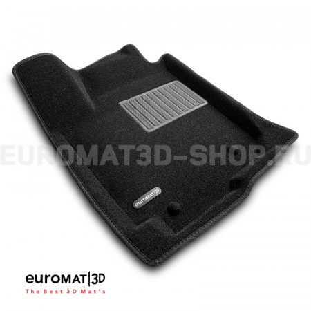 Текстильные 3D коврики Euromat3D Business в салон для Toyota Rav 4 Long (2006-2013) № EMC3D-005126