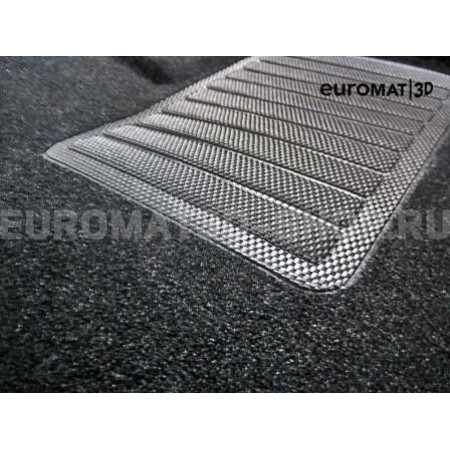 Текстильные 3D коврики Euromat3D Business в салон для Lexus CT200 (2011-2016) № EMC3D-003217