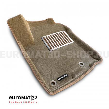 Текстильные 3D коврики Euromat3D Lux в салон для Toyota Land Cruiser Prado 150 (2014-) № EM3D-005120T Бежевые Текстильные 3D коврики Euromat3D Lux в салон для Toyota Land Cruiser Prado 150 (2014-) № EM3D-005120T Бежевые